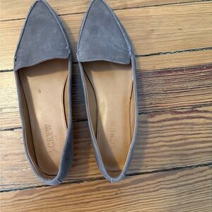 J. Crew Women's Gray Suede Flats